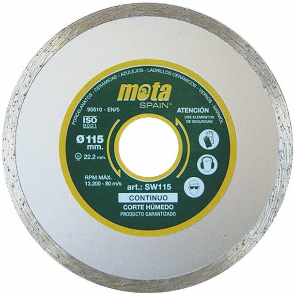 Mota - Diamantscheibe glatt nass 230mm clp18 sw230p + Zimmermannsbleistift