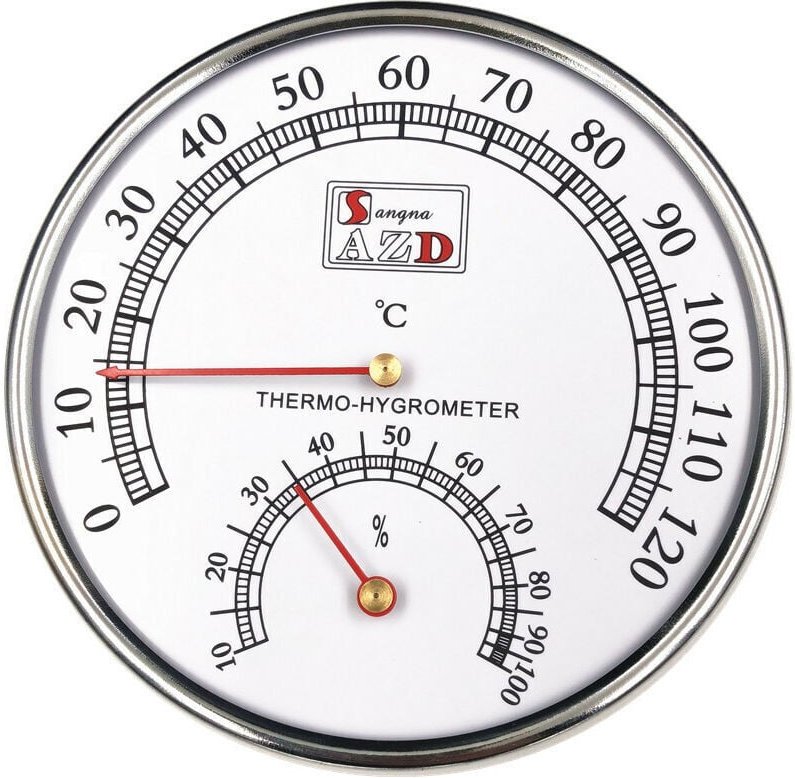 Saunaraum-Thermometer-Hygrometer, Celsius-Messgerät-Monitor für Werkstätten, Schwimmbäder
