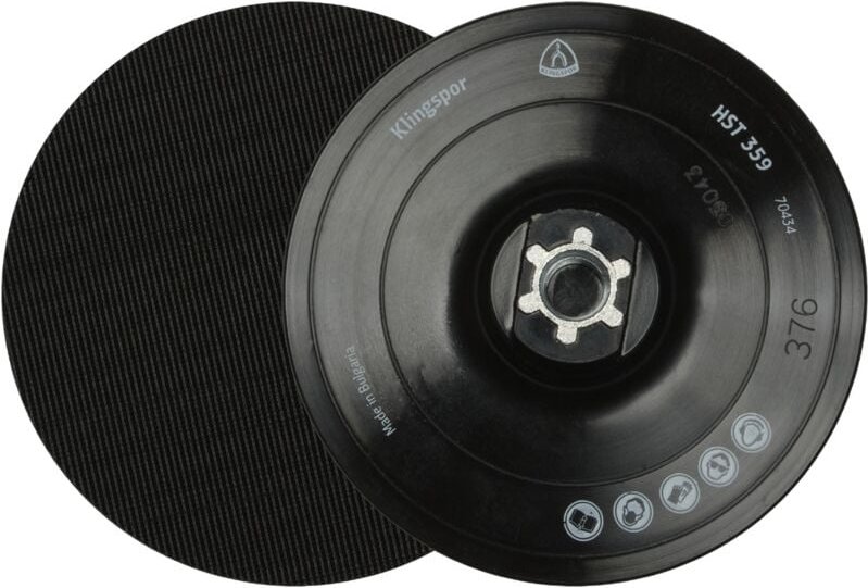 Haftstützteller hst 359 Klingspor 8mm Schaft 125mm