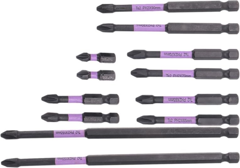 Magnetbohrer-Bits D1, Rutschfeste und StoßFeste Bits mit Kreuzschlitz-Schraubendreher-Bits, Magnetischer Schraubendreher...