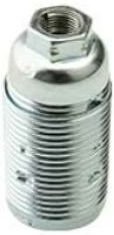 Lampenfassung e14 silber 57x26 mm - 1041/f/arg - FAI