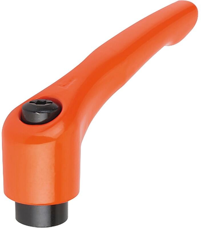 Kipp - Klipp Klemmhebel (Klemmgriff) mit Innengewinde Spannhebel ø m 12 orange