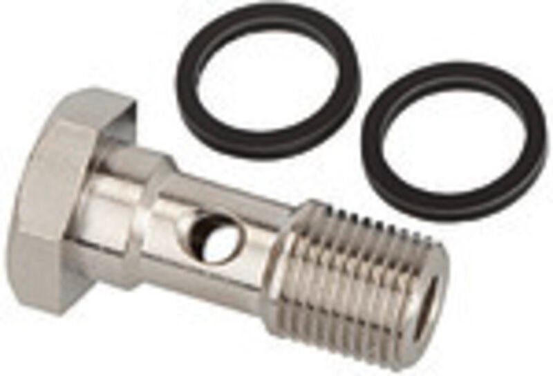 Thumbnail - Hohlschraube, einfach, g 1/4, Messing vernickelt - Riegler