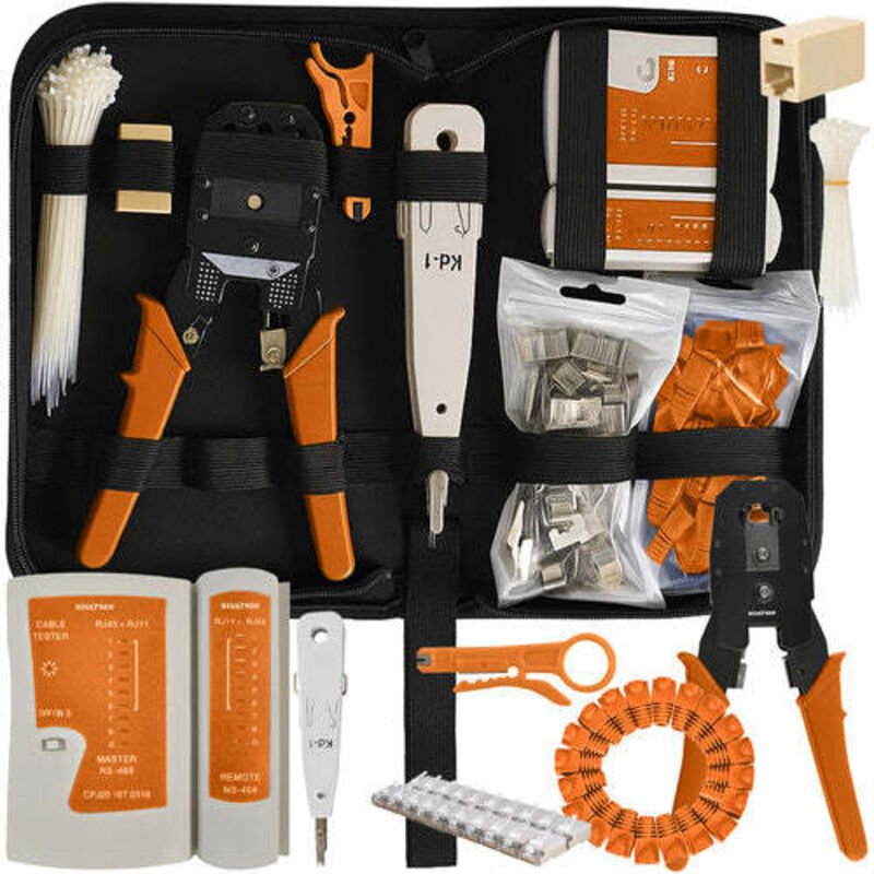 Netzwerkkabeltester-Kit - Enthält wichtige Werkzeuge