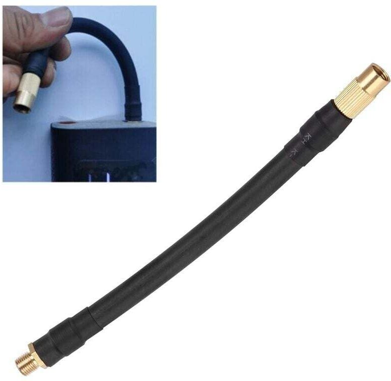 Gummischlauch für Reifenfüller, 6,3 Zoll Verlängerungsschlauch für Reifenfüller, Ersatz für Luftpumpenschlauch für Xiaom...
