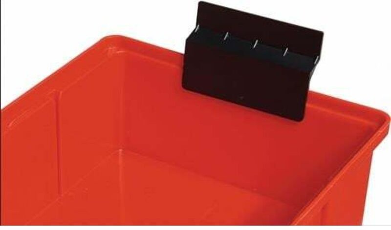 Auszugsperre für Regalkasten B.93/152/186mm schwarz pp