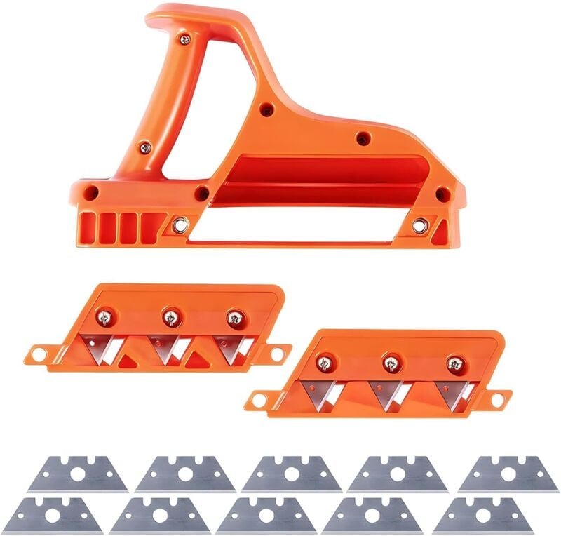 Linghhang - 1 Set Trockenbau-Schneidwerkzeug, dreiseitiger Hobel. Geeignet zum Schneiden von Materialien wie Trockenbauw...