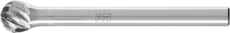 PFERD TOOLS Hartmetall Hochleistungsfrässtift INOX Kugel KUD Ø 05x04 mm Schaft-Ø 3 mm für Edelstahl