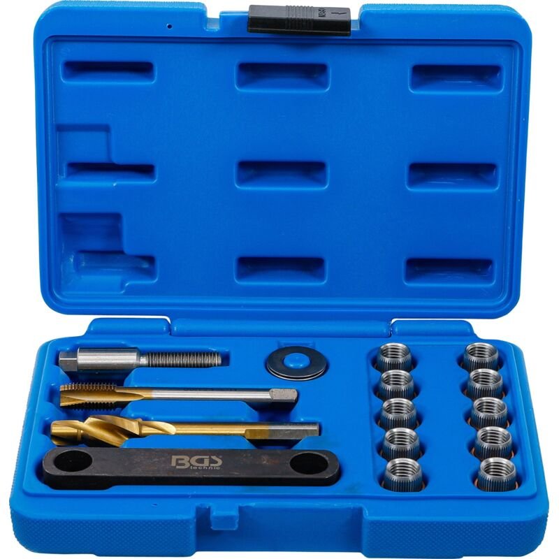 Bgs Technic - Reparatur-Satz für Bremsgewinde für vag M12 x 1,5 15-tlg.