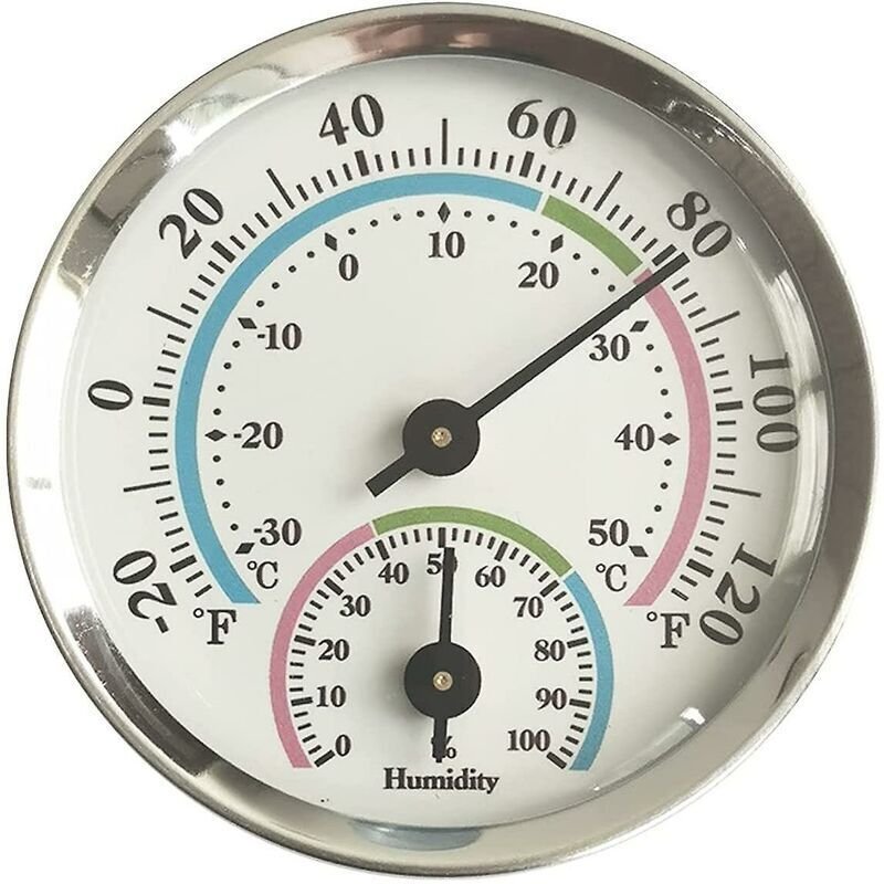 Thermometer, Temperatur-Hygrometer, Innenthermometer und Innenhygrometer, für den Innen- und Außenbereich, hitzebeständi...