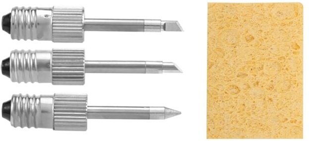 Tlily - 3 StüCk Messing-LöTspitzen USB-LöTkolbenkopf SchweißLöTspitzen für LöTstationen mit E10-Schnittstelle