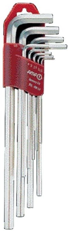 AMF - Winkelschraubendrehersatz 911L-HM9D 9-tlg.Ku.-Halter sw 1,5-10mm