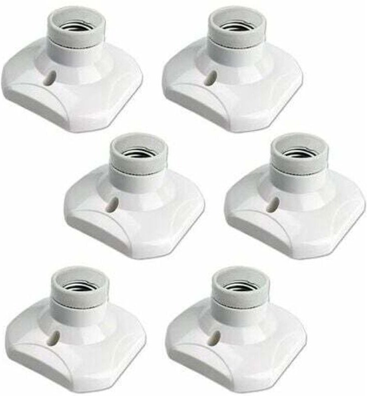 Lntyq E27 Deckenfassung zum Einschrauben, E27 Garagenfassung, AC 220-240 V, Fassungshalter für LED-Glühbirne, Deckenleuc...