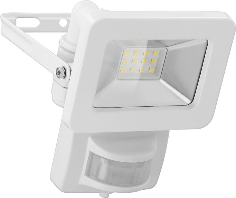 LED-Fluter mit Bewegungsmelder, 10W, 850lm, 4000K, weiß - Goobay