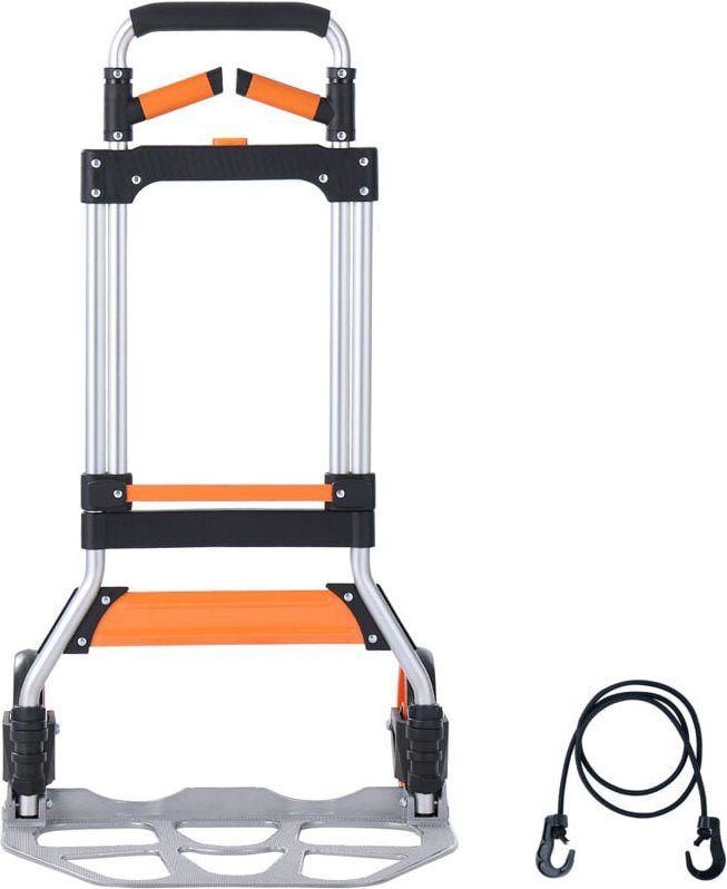 Thumbnail - Mophorn - Sackkarre, zusammenklappbar, Tragkraft 138 kg, tragbarer Aluminiumwagen, umwandelbarer Rollwagen mit Teleskopg...