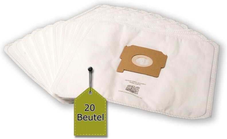 Thumbnail - 20 Staubsaugerbeutel passend für Fakir HygienMax + 2 Mikro-Filter