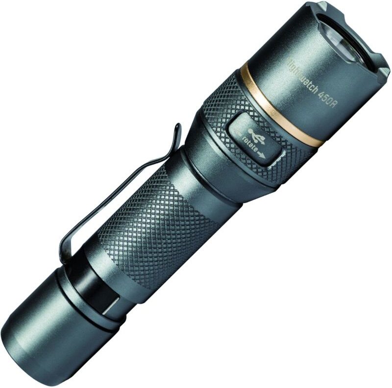 Thumbnail - Led's Work - Led Taschenlampe 450 Lumen IPX7 ideal für Outdoor-Aktivitäten, Aluminium