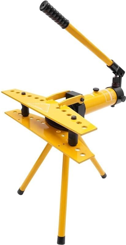 Rohrbiegemaschine, Manuelles Hydraulisches Rohrbiegegerät, Manuelles Rohrbiegeset,90° Biegung, Geeignet für Verzinkte Ro...