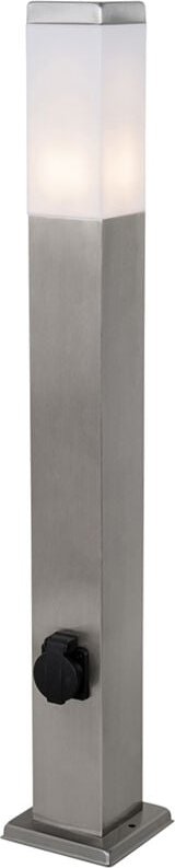 Außenleuchte Stahl 80 cm mit Fassung IP44 - Malios