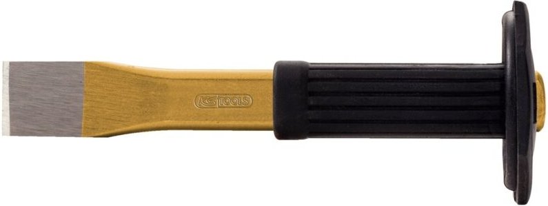 KS Tools Flachmeißel mit Handschutzgriff, oval, 300 mm