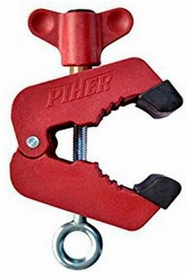 Piher - Multigreifer mit Ring für Lastenstange Greifzange Multiclamp Dritte Hand