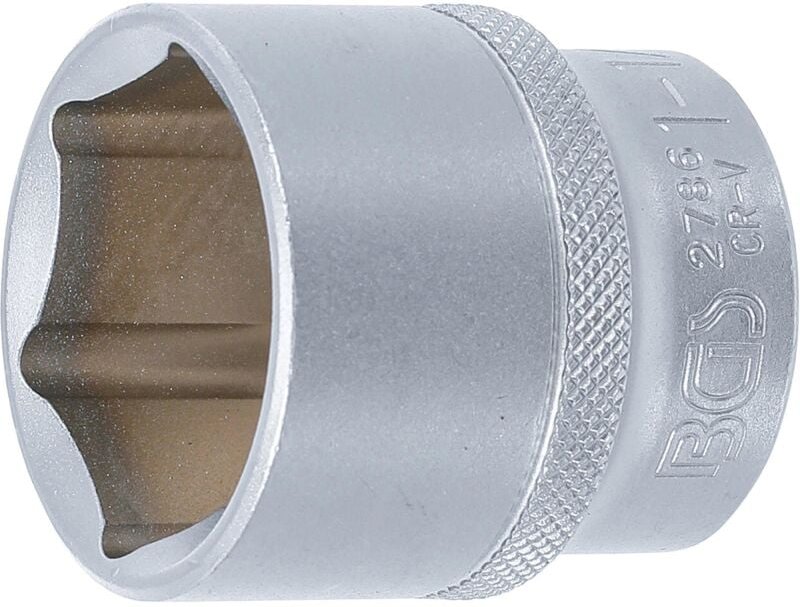 Bgs Technic - Steckschlüssel-Einsatz Sechskant Antrieb Innenvierkant 12,5 mm (1/2') sw 1.1/4'