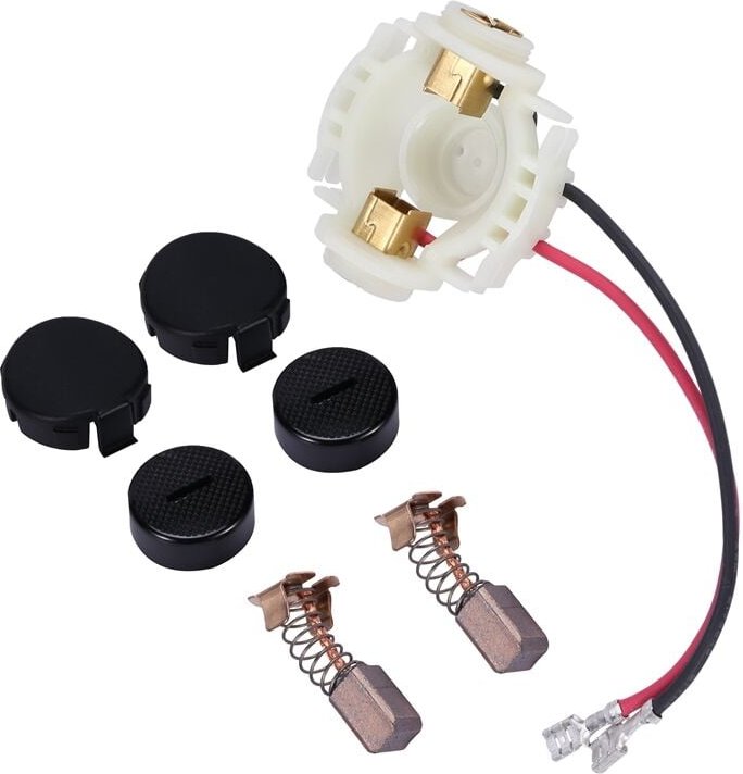 Tlily - Kohle BüRste + Kappen Abdeckungen BüRsten Halter Satz für 638921-2 638448-2 CB430 BGA450 BGA452 BJS160 BJS161 DG...