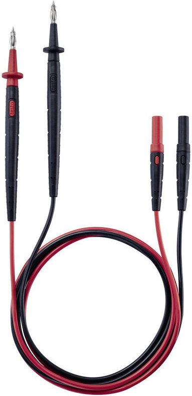 testo 0590 0012 Sicherheits-Messleitungs-Set Stecker 4 mm Prüfspitze, Lamellenstecker 4 mm 1.25 m Sc