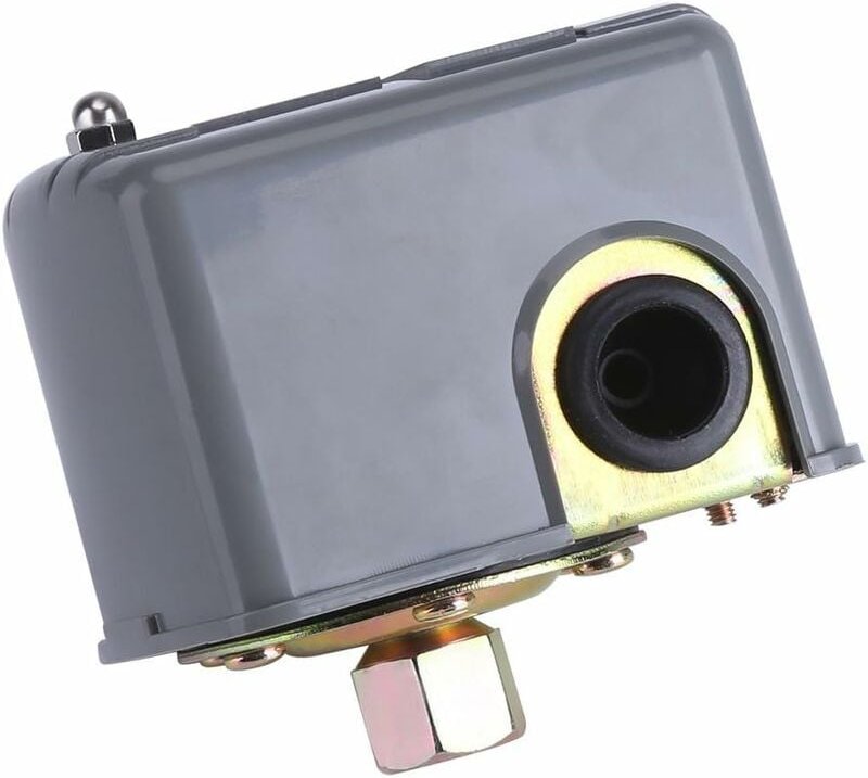Druckschalterpumpe 40–60 psi Wasserpumpe Druckkontrollschalter Doppelt verstellbarer Federpfosten 110–230 v selbstansaug...