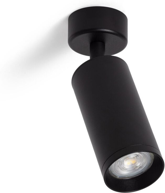 Strahler-Lampenfassung Aluminium für GU10 Glühbirnen Quartz Schwarz