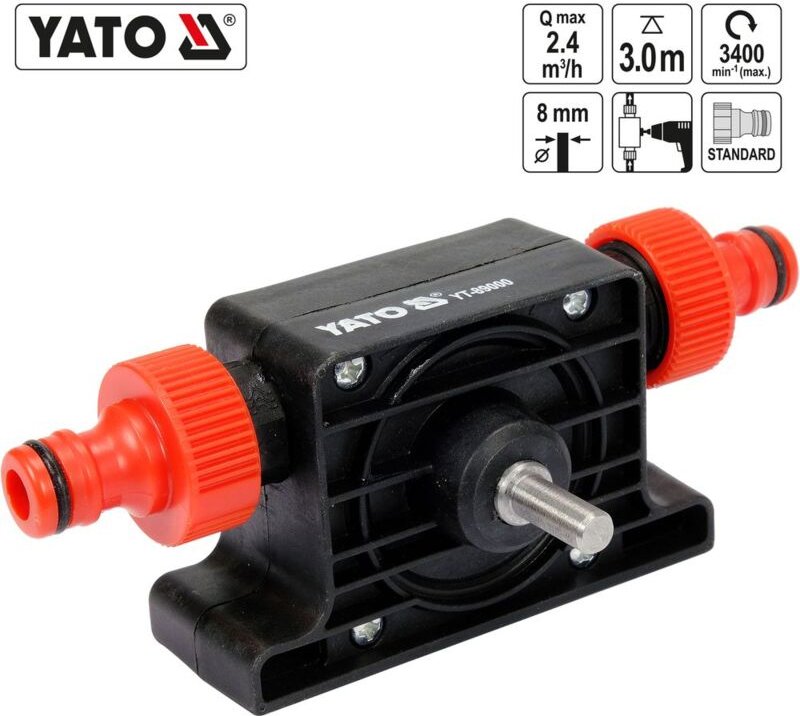 Bohrmaschinenpumpe Umfüllpumpe selbstansaugend Transferpumpe 8 mm Antrieb Mini-Elektrobohrpumpe Pumpe für Bohrmaschine, ...