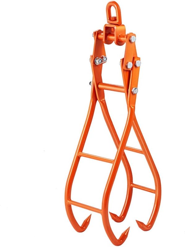 Mophorn - Holzklauenhaken, 91,4 cm langer Holzgreifer mit 4 Klauen, drehbare Stahl-Holzhebezange, Adlerklauen-Design, 33...