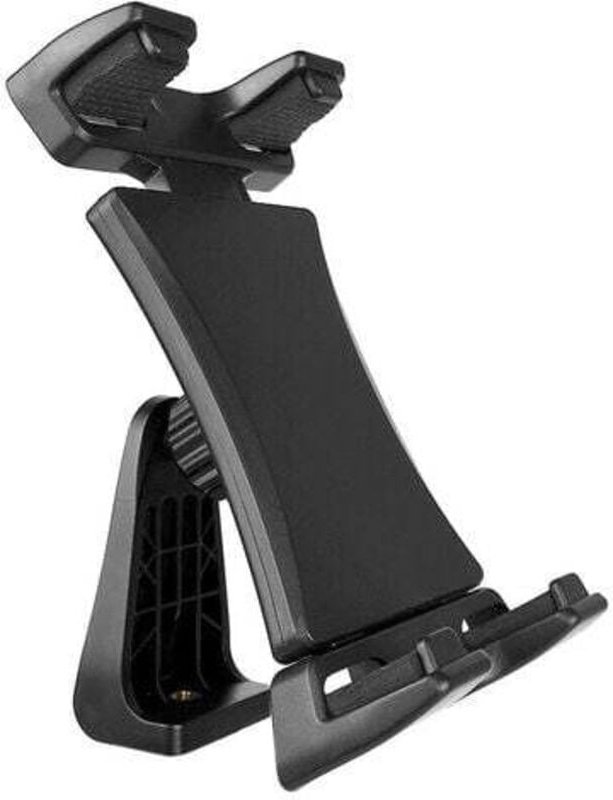 IPad-Stativhalterungsadapter, 360 Grad drehbarer Universal-Klemmhalter für iPad Pro 12.9 11 10.5, iPad Air Mini, Surface...