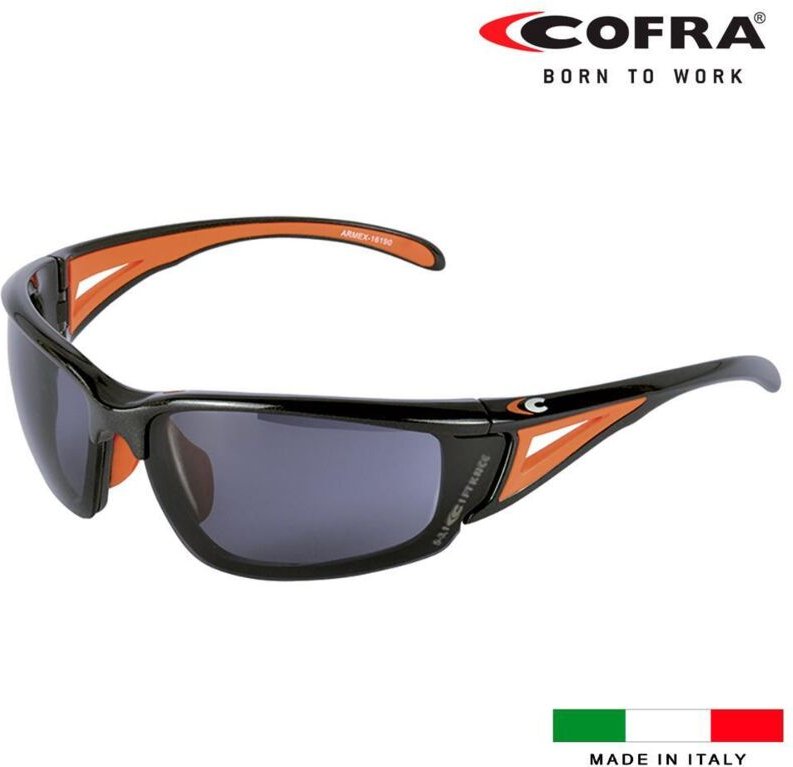 Schutzbrille armex grau Cofra