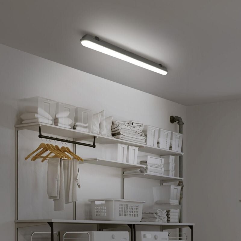 LED Wannenleuchte Feuchtraumleuchte 5000K IP65 - Ausführung: 118cm 20W