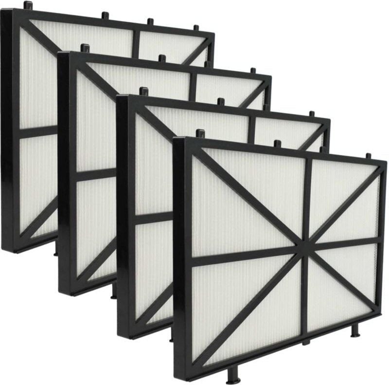 4x H11 Filterpad kompatibel mit Dolphin Master M3 Poolsauger, Poolroboter - Feinfilter, 26,5 x 15,8 x 1,1 cm - Vhbw