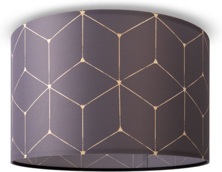 Thumbnail - Deckenlampe Lampenschirm Stoff Pendelleuchte E27 Hängeleuchte Schlafzimmer Rund Design 1 (Ø45,5 cm), Deckenleuchte - Sch...