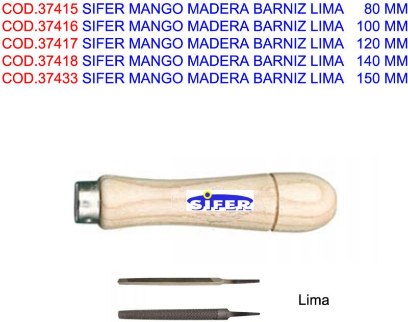 Holzgriff, Kalklack, 80 mm - Sifer