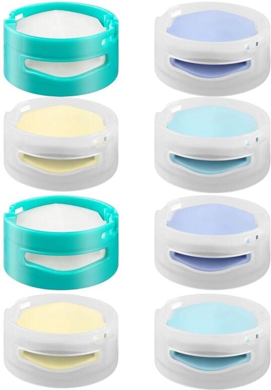 8er-Pack Geruchsneutralisiererfilter für AZ3000 AZ3002 IZ862H IZ562H HZ3000 HZ3002 ZD550 Staubsauger, HP301 HP302