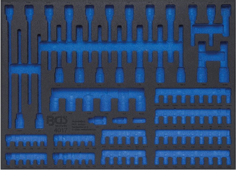Werkstattwageneinlage 3/3 leer für Art. 4017
