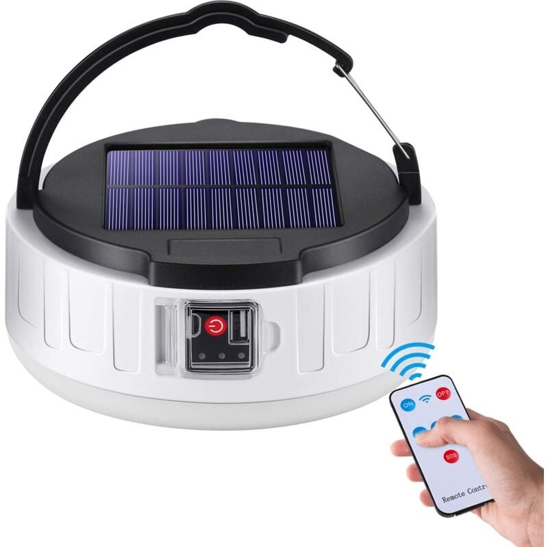 LED-Campinglaterne, wiederaufladbar, LED-Laterne, Zeltleuchten, tragbare LED-Laterne, IPX4, wasserdicht, Campingbeleucht...
