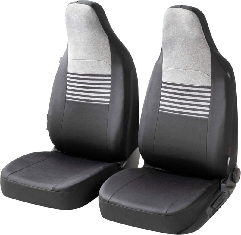 Walser - Autositzbezug Gordon Vordersitze Collection Premium schwarz-grau Sitzbezug