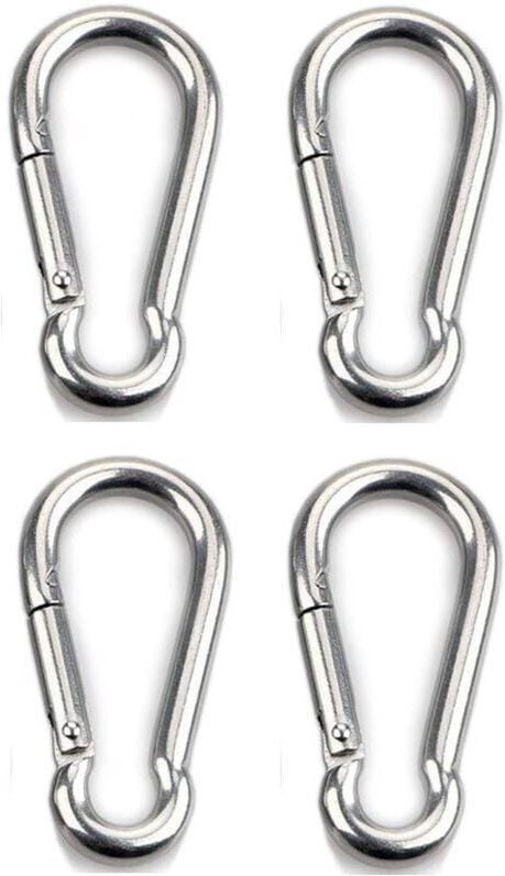 Stücke Heavy Duty Karabiner Haken für Sport Hunde Hängematte Schaukel 304 Edelstahl