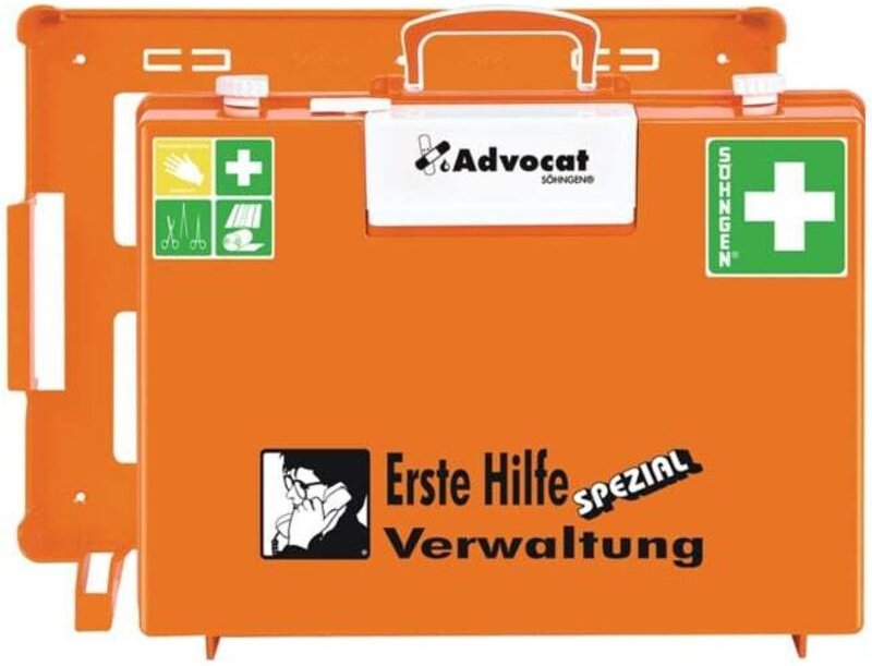 Erste Hilfe Koffer Advocat Verwaltung B400xH300xT150ca.mm orange Söhngen