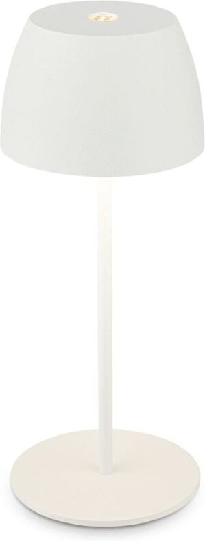 B.k.licht - Tischlampe - 2,5W, 150lm, akku, led, dimmbar, warmweiß, weiß