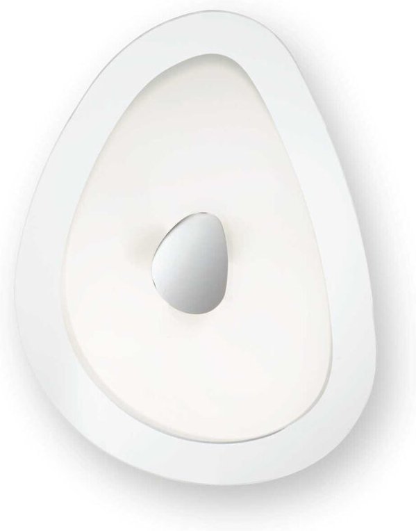 Geko - 2 Light Small Ceiling Flush Light Glas, E27 - Ideal Lux