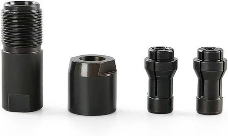 3/6-mm-Winkelschleifer, modifizierter Adapter auf gerades Spannfutter für Gewindeschleifschneider Typ 100 M10