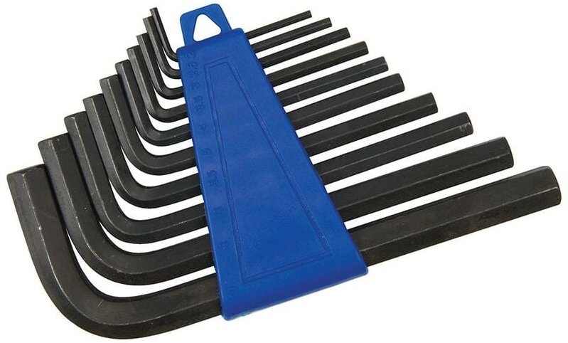 Innensechskantschlüssel, 10-tlg. Satz 2–10 mm