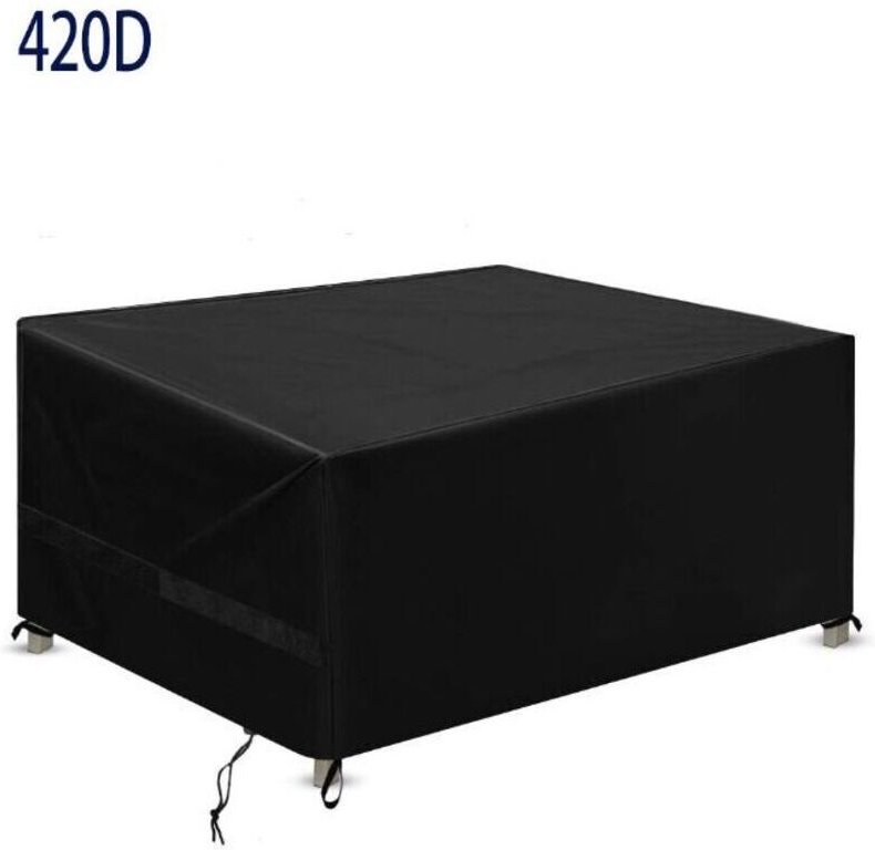 Gartenmöbelabdeckung, wasserdicht, atmungsaktiv, winddicht, UV-beständig, Schutzhülle für Gartenmöbel, 420D Oxford-Geweb...