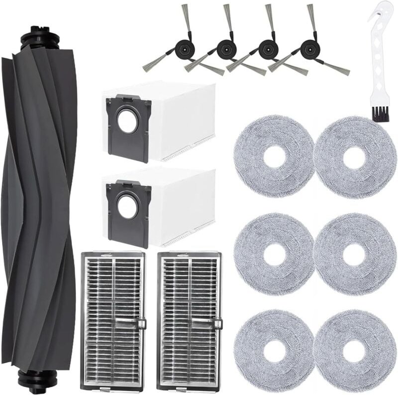 Passendes Zubehör für Dreame X40 Ultra Complete / X40 Pro / S30 Pro Ultra Roboterstaubsauger Ersatzteil, Walzenbürsten +...